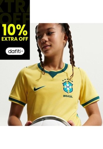 Camiseta Niños Nike Brasil Local 2026 Amarillo Nike