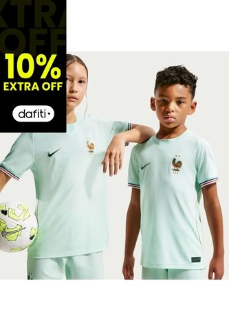 Camiseta Niños Nike Francia Visitante 2026 Verde Nike