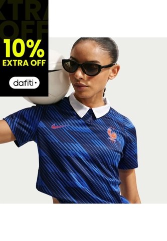 Camiseta Mujer Nike Francia Local 2026 Azul Nike