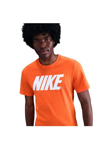 Camiseta Nike M Nsw Tee Block1 Fs Hombre-Naranja Nike
