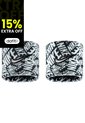 Muñequeras Nike Swoosh Classic Wr Hombre-Blanco/Negro de Nike