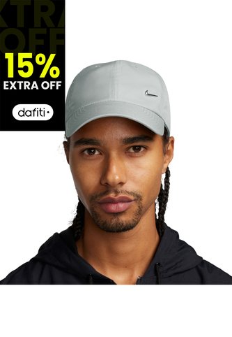 Gorra Nike Dri Fit Club Metal Swoosh Hombre-Gris Nike
