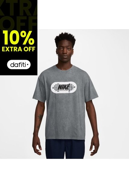 Camiseta Hombre Training Nike Gris