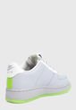 Tenis Lifestyle Gris-Blanco-Verde Nike Air Force 1 07 LV8 Volt Swoosh AF1 de Nike