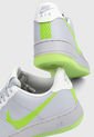 Tenis Lifestyle Gris-Blanco-Verde Nike Air Force 1 07 LV8 Volt Swoosh AF1 de Nike