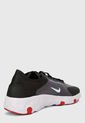 Tenis Lifestyle Negro-Blanco-Rojo Nike Renew Lucent de Nike