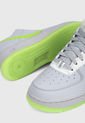 Tenis Lifestyle Gris-Blanco-Verde Nike Air Force 1 07 LV8 Volt Swoosh AF1 de Nike