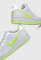 Tenis Lifestyle Gris-Blanco-Verde Nike Air Force 1 07 LV8 Volt Swoosh AF1 de Nike