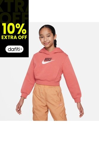 Hoodie Niñas Nike Sportswear Club Fleece Rosa Nike