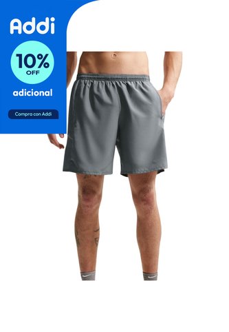 Pantaloneta Nike M Df Miler 7Bf Short Hombre-Gris Nike