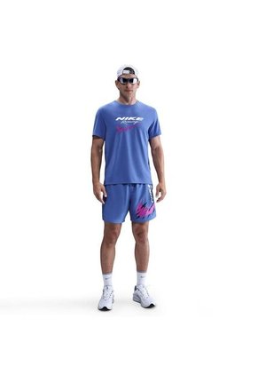 Camiseta Hombre Nike Miler Azul