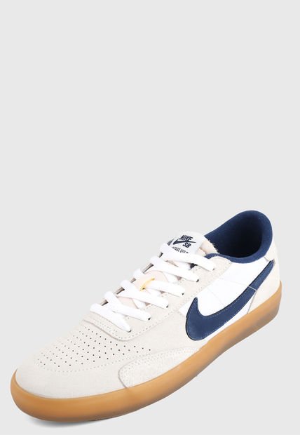 Tenis Skateboarding Blanco-Beige-Azul Nike