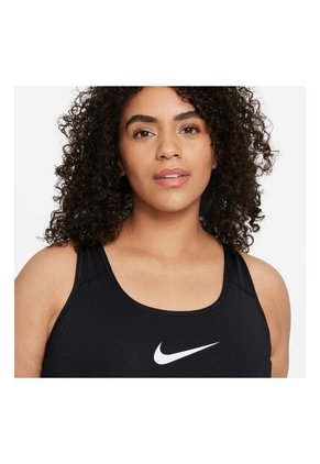 Top Mujer Nike Swoosh Plus Size Bra Negro