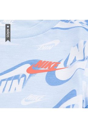 Conjunto Nike B Nsw On The Move Aop Ft S Niño-Azul/Negro