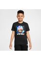 Camiseta Unisex Niño Lifestyle Nike Sportswear Negro de Nike