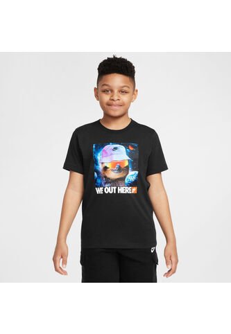 Camiseta Unisex Niño Lifestyle Nike Sportswear Negro Nike