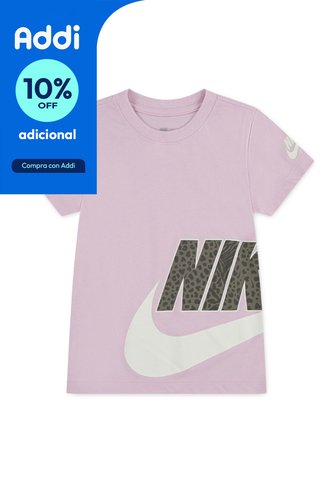 Camiseta Nike Nkg Wild Warmth Graphic Tee Niño-Rosa Nike