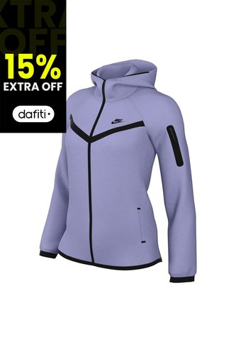 Buzo Mujer Nike Sportswear Tech Fleece Windrunner Violeta Nike
