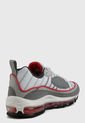 Tenis Lifestyle Gris-Rojo Nike Air Max 98 de Nike