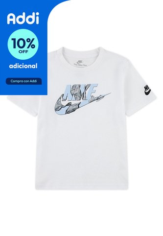 Camiseta Nike Nkb Unwrapped Futura Niño-Blanco Nike