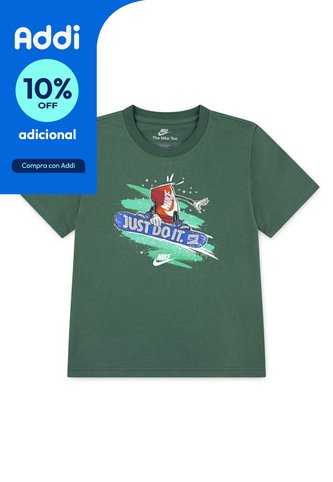 Camiseta Nike Nkb Snowboard Boxy Niño-Verde Nike