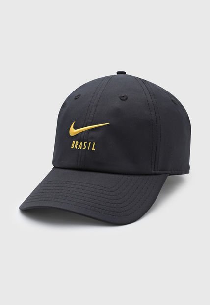 Gorra Negro-Amarillo Nike Heritage86