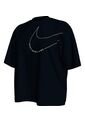 Camiseta Mujer Nike Dry Fit Boxy Crew Therm - Negro de Nike