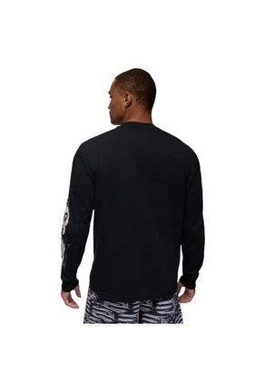 Sueter Nike M J Df Sprt Gfx Ls Crew Hombre-Negro