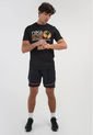 Camiseta Negro-Plateado-Naranja NIKE Dri-FIT de Nike