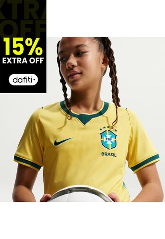 Camiseta Niños Nike Brasil Local 2026 Amarillo Nike