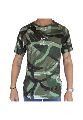 Camiseta Nike Dri-Fit Slim Camo Aop-Verde