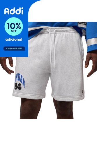 Pantaloneta Nike M J Brk Cllgte Hombre-Blanco Nike