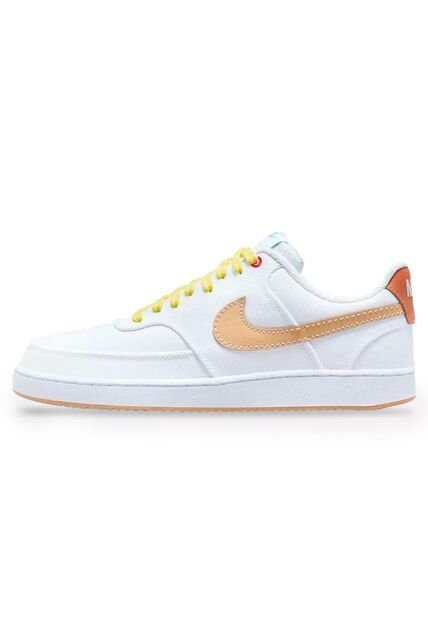 Tenis Nike Court Vision Low Canvas Para Hombre-Blanco