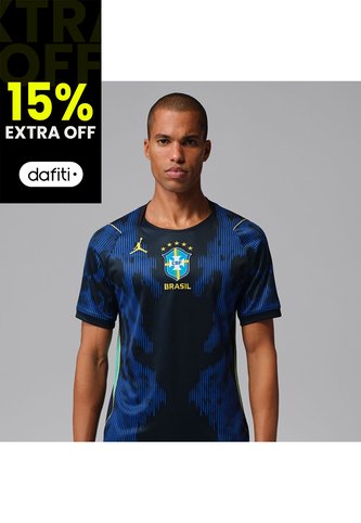 Camiseta Hombre Nike Brasil Visitante 2026 Azul Nike