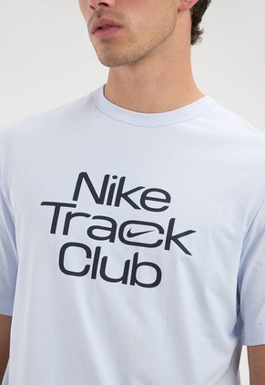 Camiseta Lila Claro-Azul Navy NIKE Track Club