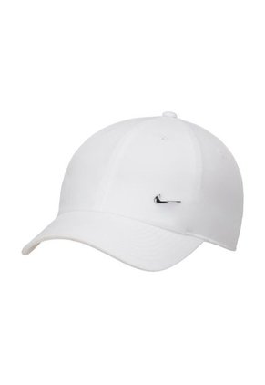 Gorra Nike Dri Fit Club Metal Swoosh-Blanco