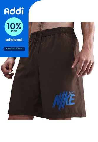 Pantaloneta Nike Df Form 9In Ul Short Gfx Hombre-Marron Nike