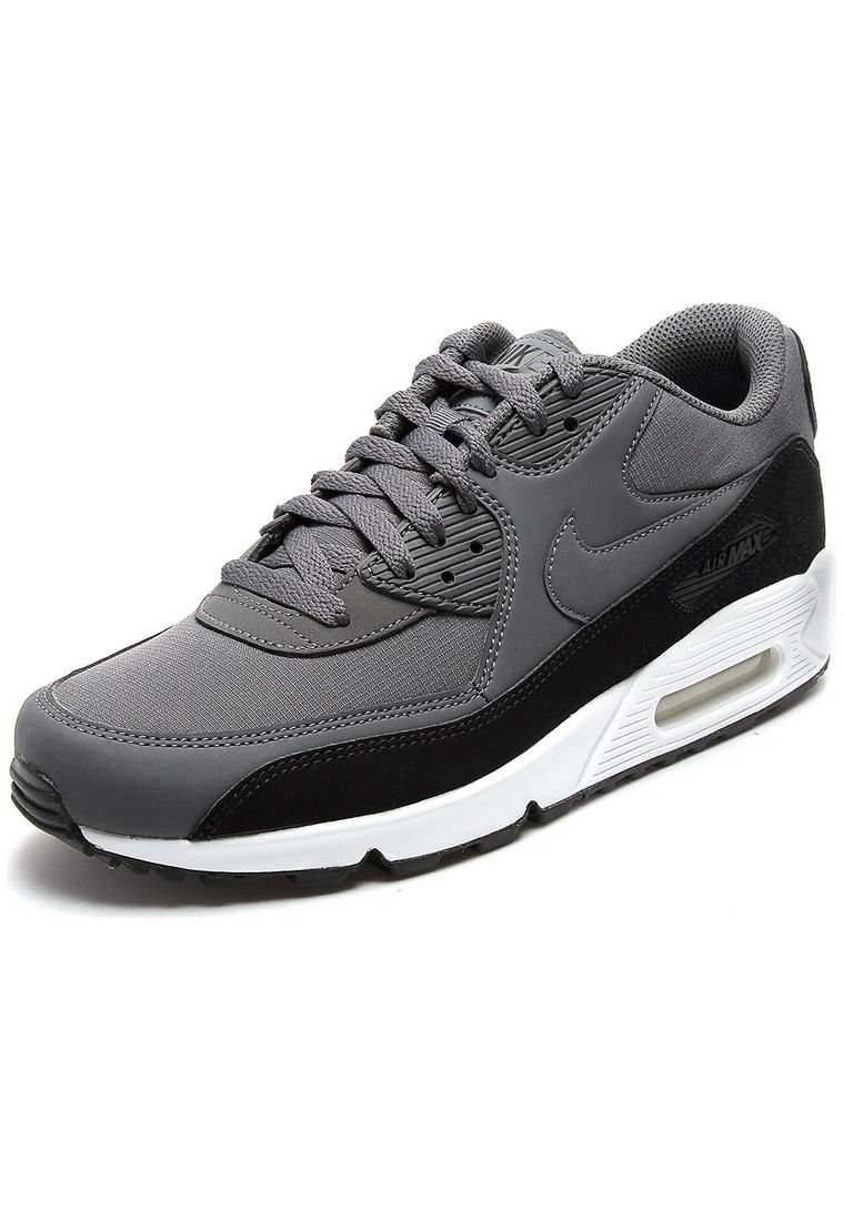 tenis nike gris con negro