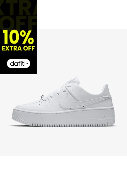 Tenis Mujer Nike Air Force 1 Sage Low Blanco