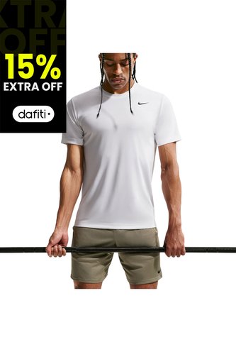 Camiseta Nike M Df Tee Std Flex Hombre-Blanco Nike
