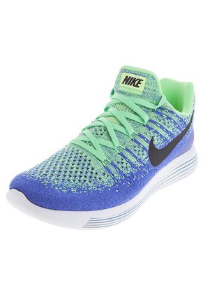 Running Verde-Azul Nike Lunarepic Low FlyKnit 2