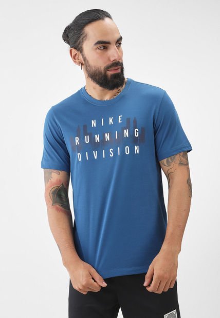 Camiseta Azul-Blanco NIKE Dri-FIT