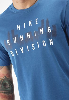 Camiseta Azul-Blanco NIKE Dri-FIT