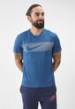 Camiseta Azul-Gris NIKE Flash Miler Top de Nike