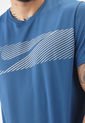 Camiseta Azul-Gris NIKE Flash Miler Top de Nike