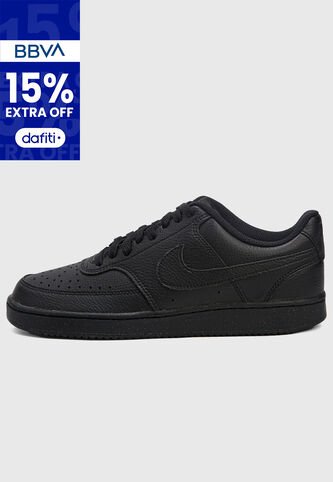 Tenis Negro Nike Court Vision Low Triple Black Nike