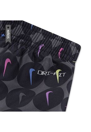 Conjunto Nike Essentials Aop Sprinter Se Niña-Fucsia/Negro