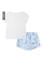 Conjunto Nike Flow-Ral Aop Sprinter Set Niña-Blanco/Azul de Nike