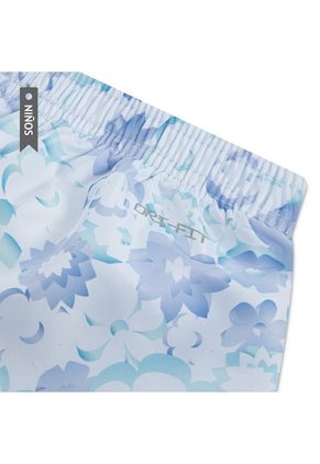 Conjunto Nike Flow-Ral Aop Sprinter Set Niña-Blanco/Azul