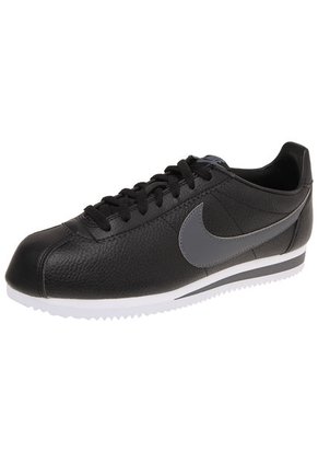 Tenis Lifestyle Negro/Gris Nike Cortez leather